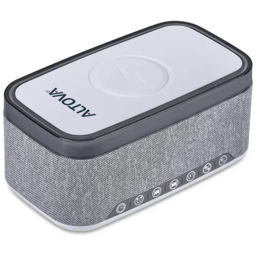 Serendipio Cumberland 10W Bluetooth Speaker Wireless Charger & Clock Branded Off